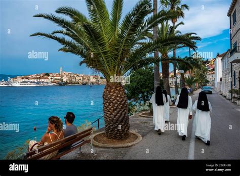 Croatia Dalmatia Island Of Kor Ula Stock Photo Alamy