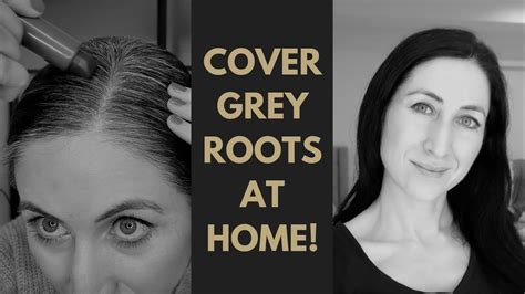 How To Cover Grey Roots On Dark Hair Blending Grey Roots With Dark