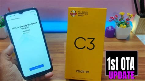 Realme C3 Get 1st OTA Update Realme UI RMX2020 11 A 03 Hindi YouTube