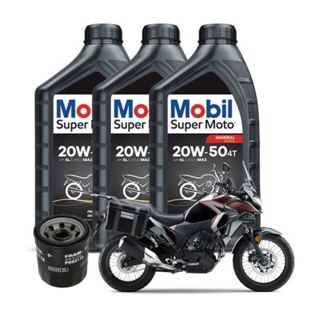 Kit Troca Oleo E Filtro Kawasaki Versys X Mobil W Shopee Brasil