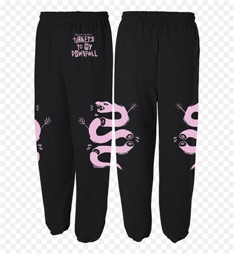 Tickets To My Downfall Out Deluxe Sweatpants Png Travis Barker