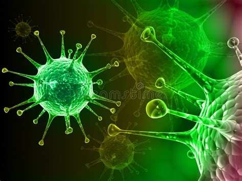 Herpes Virus Structure Stock Vector Illustration Of Infectious