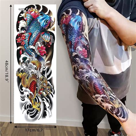 Koi Dragon Tattoo Sleeve