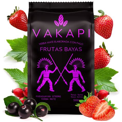 Yerba Mate Vakapi Frutas Bayas G Con Palo Kg Allegro Pl