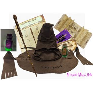 Chapéu Seletor Harry Potter Kit bruxo poção Polissuco tickets