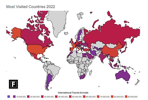 Most Visited Country In The World Four Corners Facts