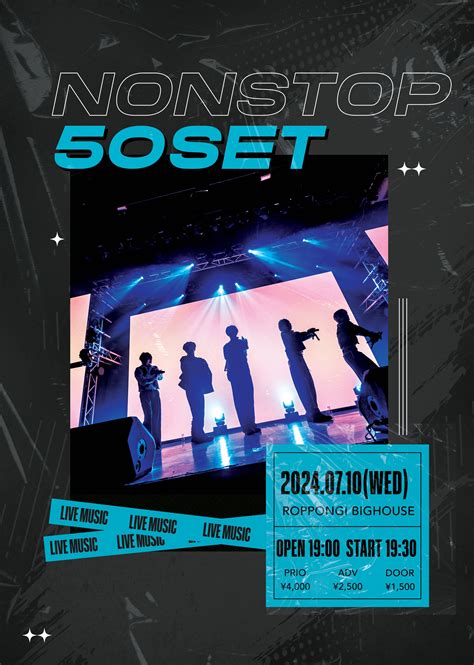 Darli'a単独公演 『NONSTOP 50 SET. LIVE』のチケット情報・予約・購入・販売｜ライヴポケット