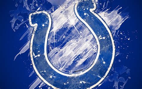 1920x1080px 1080p Free Download Indianapolis Colts Logo Grunge Art