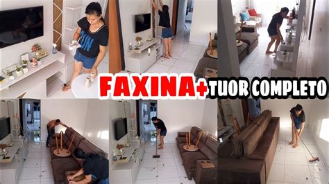 FAXINA TUOR COMPLETO SALA NOVA VLOG FAXINA DETALHADA NA SALA MOSTREI