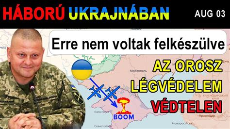 Aug 03 NYERŐ Az új ukrán drónok AZ OROSZOKAT TELJESEN KÉSZÜLETLENÜL