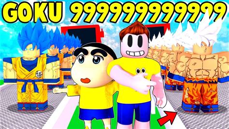 Shinchan Opened Goku Mega Factory With Hon In Roblox Super Hero Tycoon