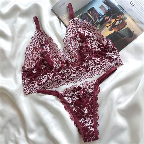 Conjunto Sem Bojo Marsala Bicolor Conheça a Treacy Lingerie uma marca