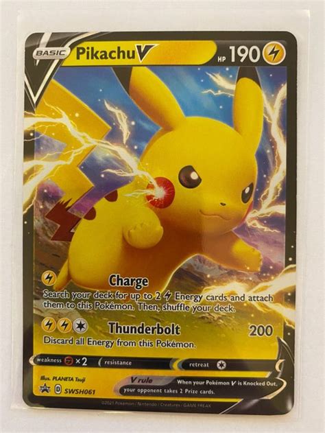 Pokemon Pikachu V SWSH 061 EN Kaufen Auf Ricardo