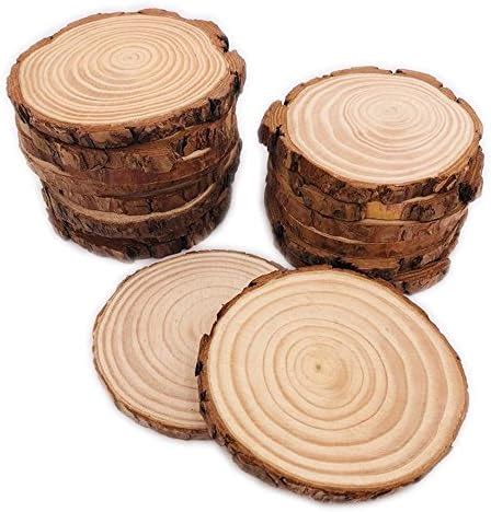 Amazon Large Unfinished Wood Slices For Centerpieces Pcs