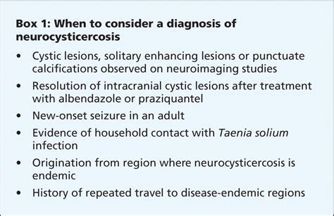 Neurocysticercosis What To Know