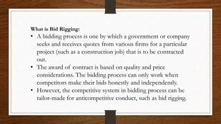 bid rigging pptx