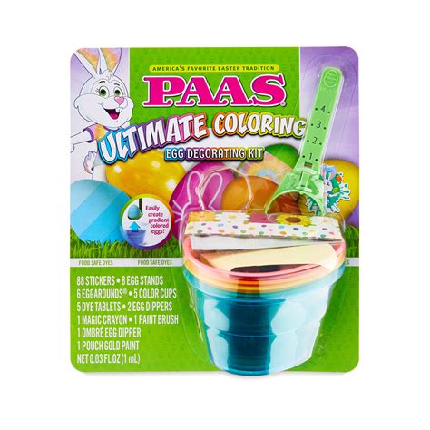 Paas Easter Egg Decorating And Dye Kit Ultimate Coloring Kit 1 Kit Multicolor