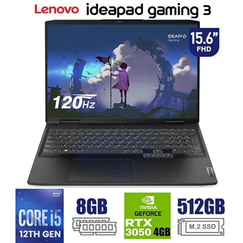 Laptop Lenovo Ideapad Gaming Iah Core I H Gb Ram Gb Ssd