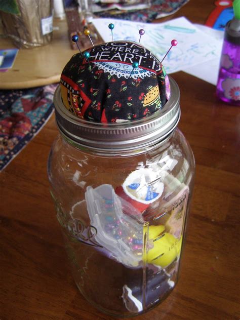 Mason Jar Sewing Kit