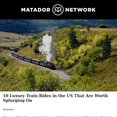 The 10 best luxury train rides in the US - Matador Network