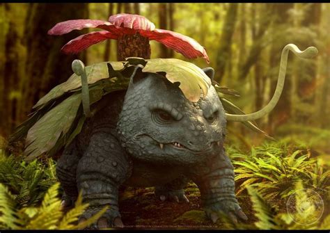 Venusaur By Joshuadunlop Pokemon In Real Life Pokemon Realistic Pokemon