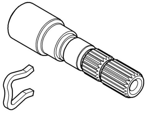 Grohe Repair Parts 45201000 Extension For Spindle In Grohe Chrome