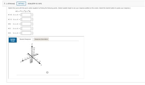 Solved Sketch The Curve With The Given Vector Equation By