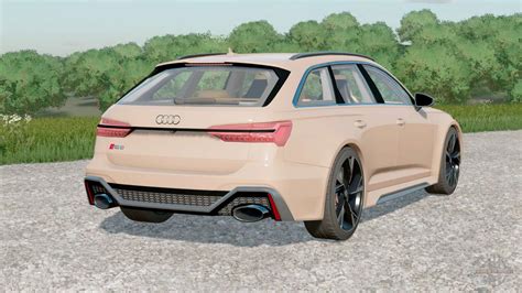 Audi Rs Avant C Configurable Color For Farming Simulator