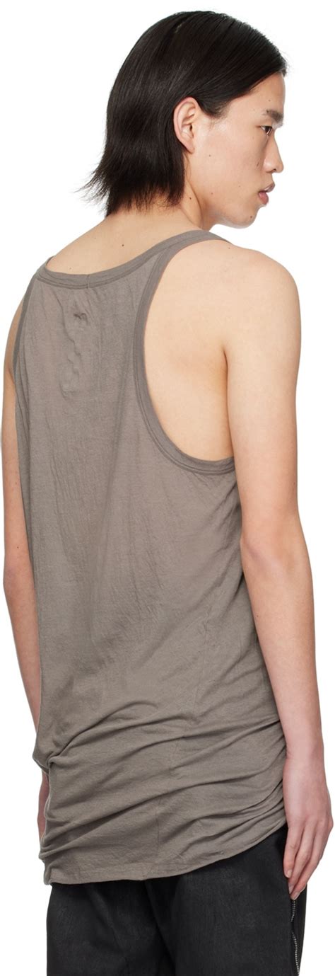 Rick Owens Gray Fog Tank Top Rick Owens