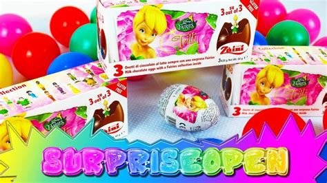 10 SURPRISE EGGS Open TINKER BELL Edition 2017 Tinkerbell