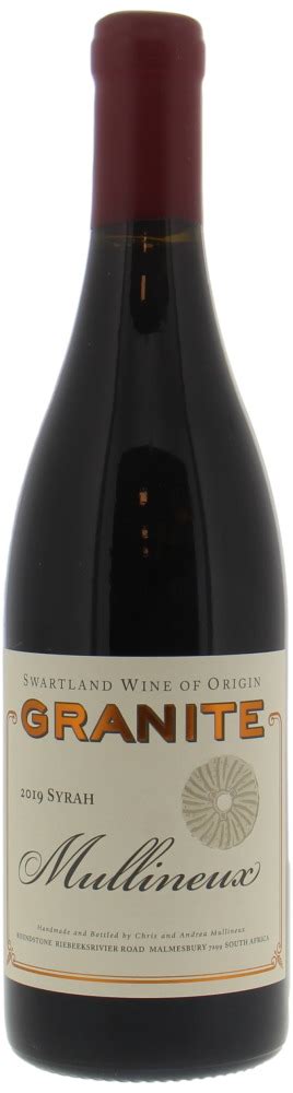 Granite Syrah 2019 Mullineux Buy Online Best Of Wines