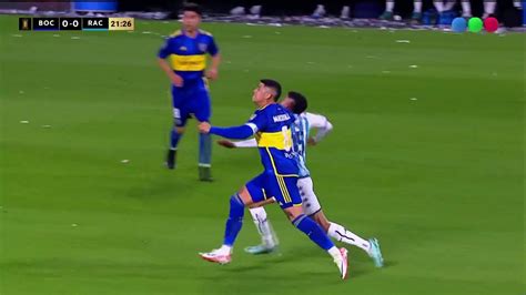 Codazo De Marcos Rojo A Maxi Romero ¿era Para Roja Boca Vs Racing Conmebol Libertadores