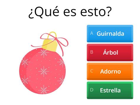 Vocabulario De Navidad Quiz