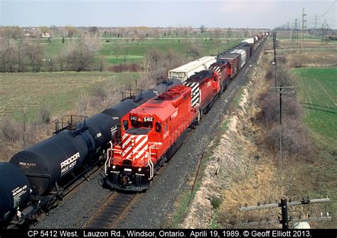 Railpictures.ca - Geoff Elliott Photo: CP 5412 leads train #505 into ...