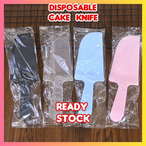 Plastic Cake Knife Ready Stock Disposable Plastic Knife Birthday Cake