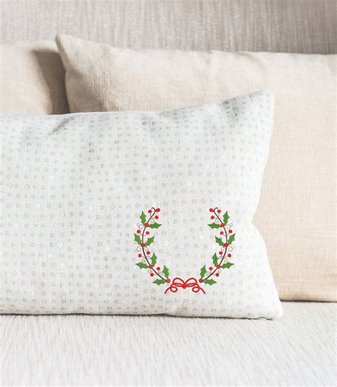 Christmas Wreath Embroidery Design Nextembroidery
