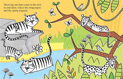 Usborne First Colouring Book Jungle Earth Toys