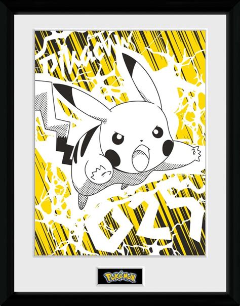 Pokemon Pikachu Bolt Poster Enmarcado Posters Es