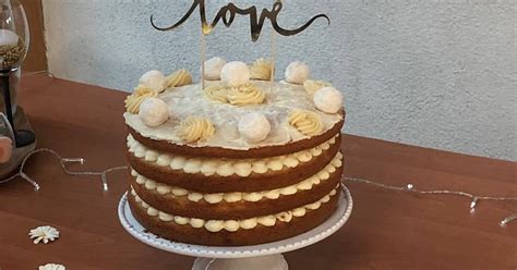 Naked Cake de Baunilha Receita por Tâmara Duarte Cookpad