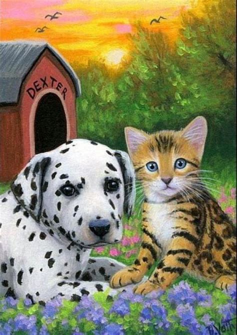 Celebrate Each New Day Artist Bridget Voth Kitten Art Bengal Kitten