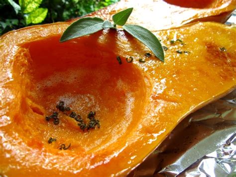 Roasted Winter Squash With Browned Butter And Sage Recipe - Food.com