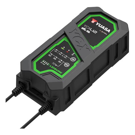 Yuasa YCXL12 12v 12A 9 Stage Smart Leisure Battery Charger & Maintainer ...