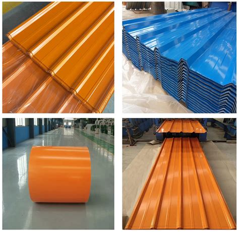 Galvanized Roofing Sheet Color Coated Corrugated Steel Sheet Metal