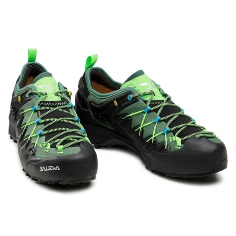 Trekkingschuhe Salewa Ms Wildfire Edge Gtx GORE TEX 61375 Grün eschuhe de