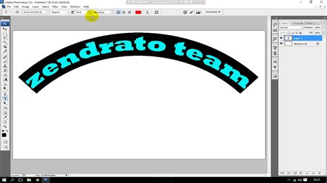 Tutorial Cara Melengkungkan Tulisan Di Photosohop Zendrato TEAM YouTube