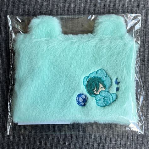 Blue Lock Rin Fluffy Pouch Angry Egg Merch