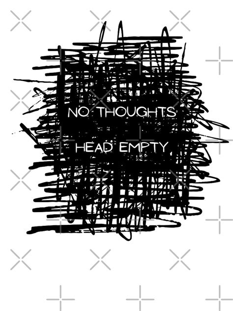 No Thoughts Head Empty Meme Depression Frustration Poster For Sale By Sundaysoup Redbubble