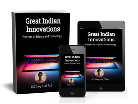 Great Indian Innovation Pioneers Of Science And Technology The Art