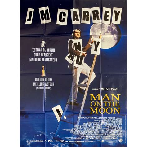 MAN ON THE MOON French Movie Poster - 47x63 in. - 1999