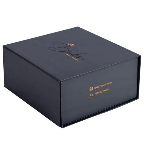 Matt Black Luxury Flap Lid Packaging Large Cardboard Magnetic Gift Box